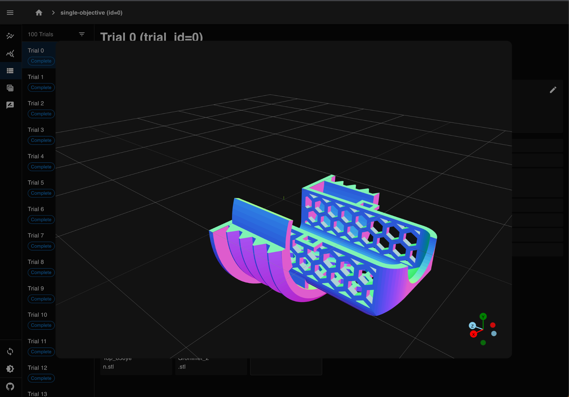 3Dモデルアーティファクトのサポート